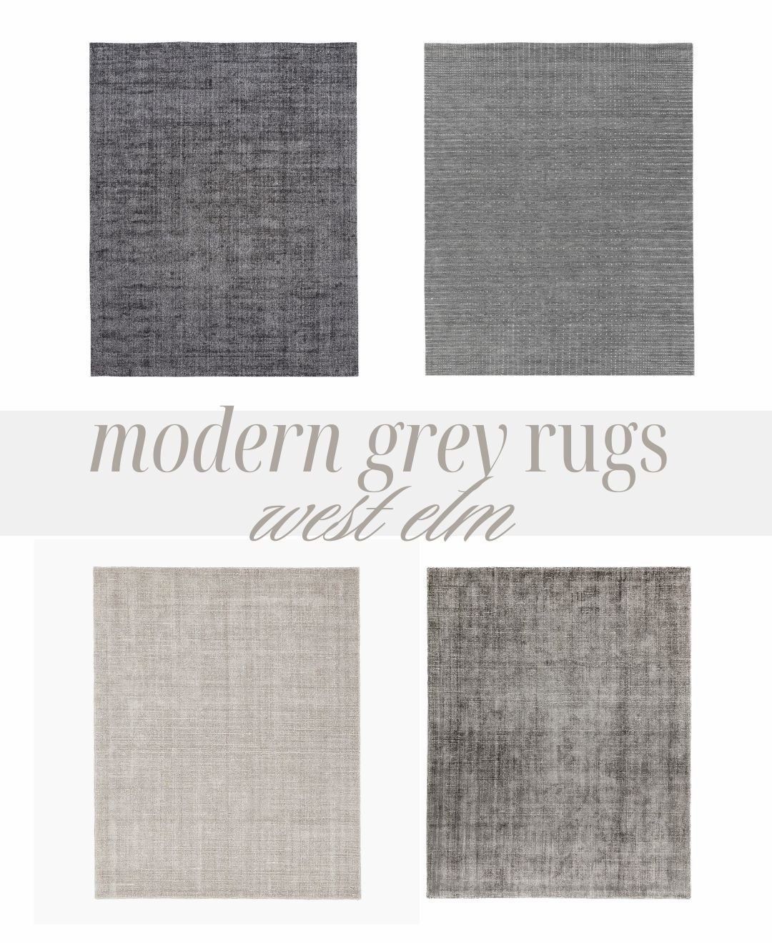 Modern grey rugs that instantly update a room 🤍

Grey area rug, wool rug, gray rugs, living room rug, moody rug, modern rug, solid rug, performance rug, textured rug, home decor, interior design, modern home 


#LTKhome #LTKsale