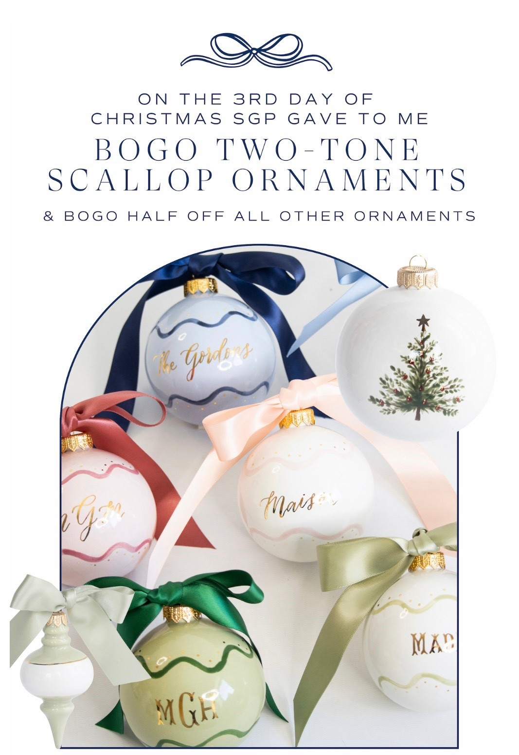 BOGO on these gorgeous scalloped ornaments from Susan Gordon Pottery!



#LTKFindsUnder50 #LTKSaleAlert #LTKHoliday
