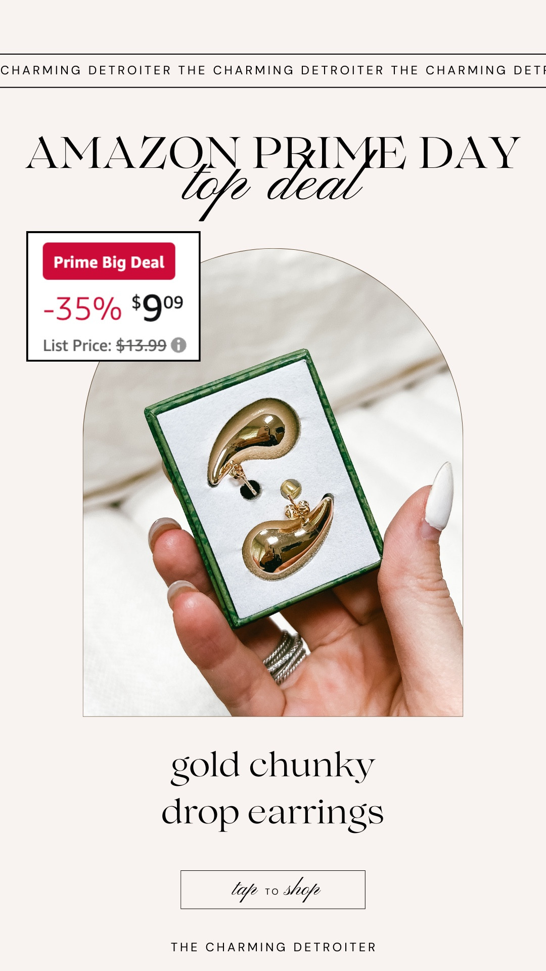 Chunky gold drop earrings on sale for Amazon prime day

#LTKxPrimeDay #LTKGiftGuide #LTKFindsUnder50