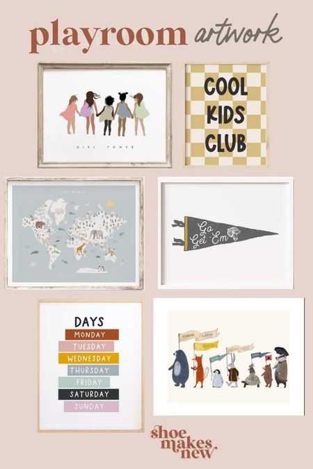 We’re revamping our playroom and adding a gallery wall. There are so 👏🏻 many 👏🏻 cute printables on Etsy 😍
#playroomdecor #kidsgallerywall

#LTKkids #LTKfamily #LTKhome