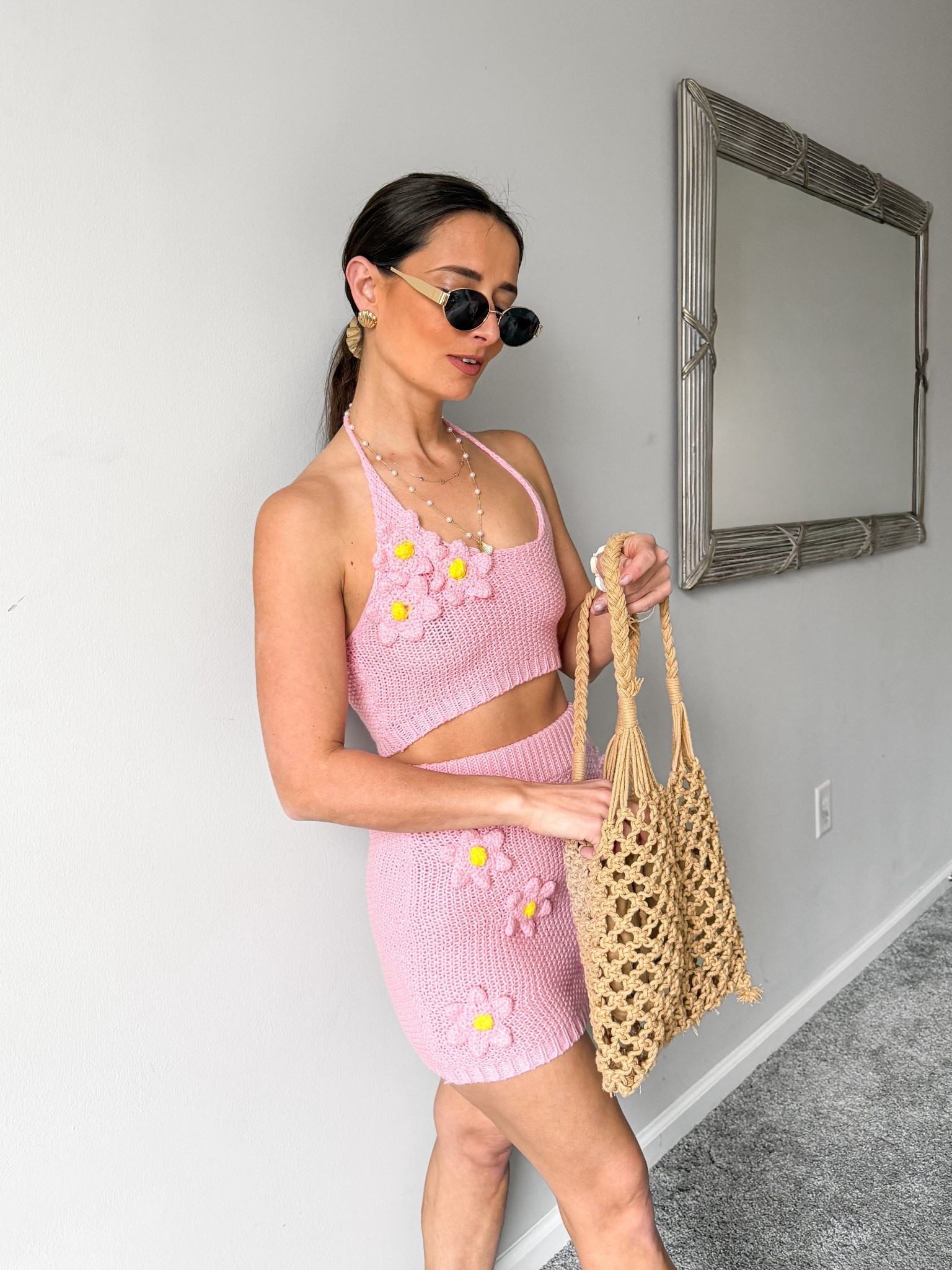 Currently living in textures like this 🤍
Crochet, gold details, and a little coastal moment 🐚
Everything linked for you

#LTKootd #LTKSeasonal #LTKTravel