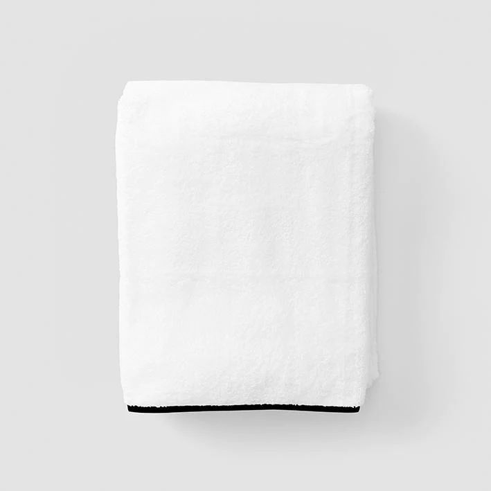 Piped Edge Bath Towel | Weezie Towels