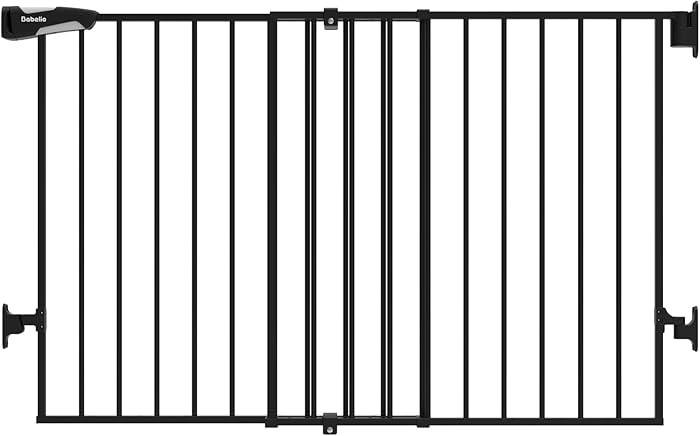 Babelio 31.5-55" No Bottom Bar Baby Gate Extra Wide, 2-in-1 Auto Close Dog Gate for The House, St... | Amazon (US)