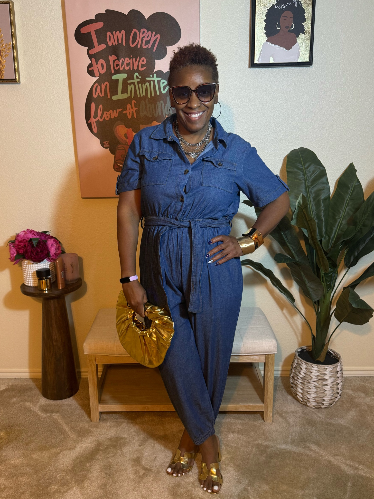 Allow yourself to become your own trendsetter. Embrace grace, resilience, and forgiveness, so you can confidently walk in your authentic self. Your style is a reflection of what makes you feel confident and secure. By staying true to yourself and focused, you'll create the path to your own success!

Jumper@shein
Shoes @target (last season, sorry they are out of stock) 
Necklace @amazon
Purse @amazon
Mindgames neimanmarcus 

#LTKOver40 #LTKActive #LTKxAF