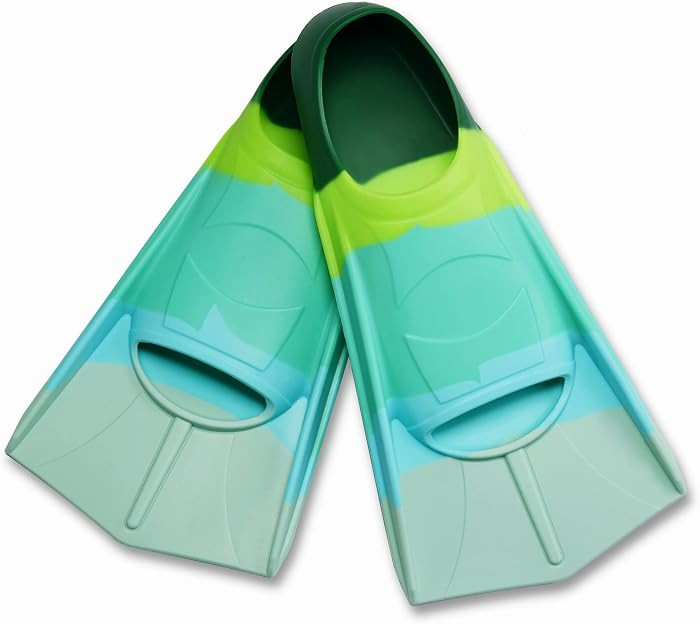 Kids Swim Fins,Short Youth Fins Swimming Flippers,Swim Training Fins for Lap Swimming,for Childre... | Amazon (US)