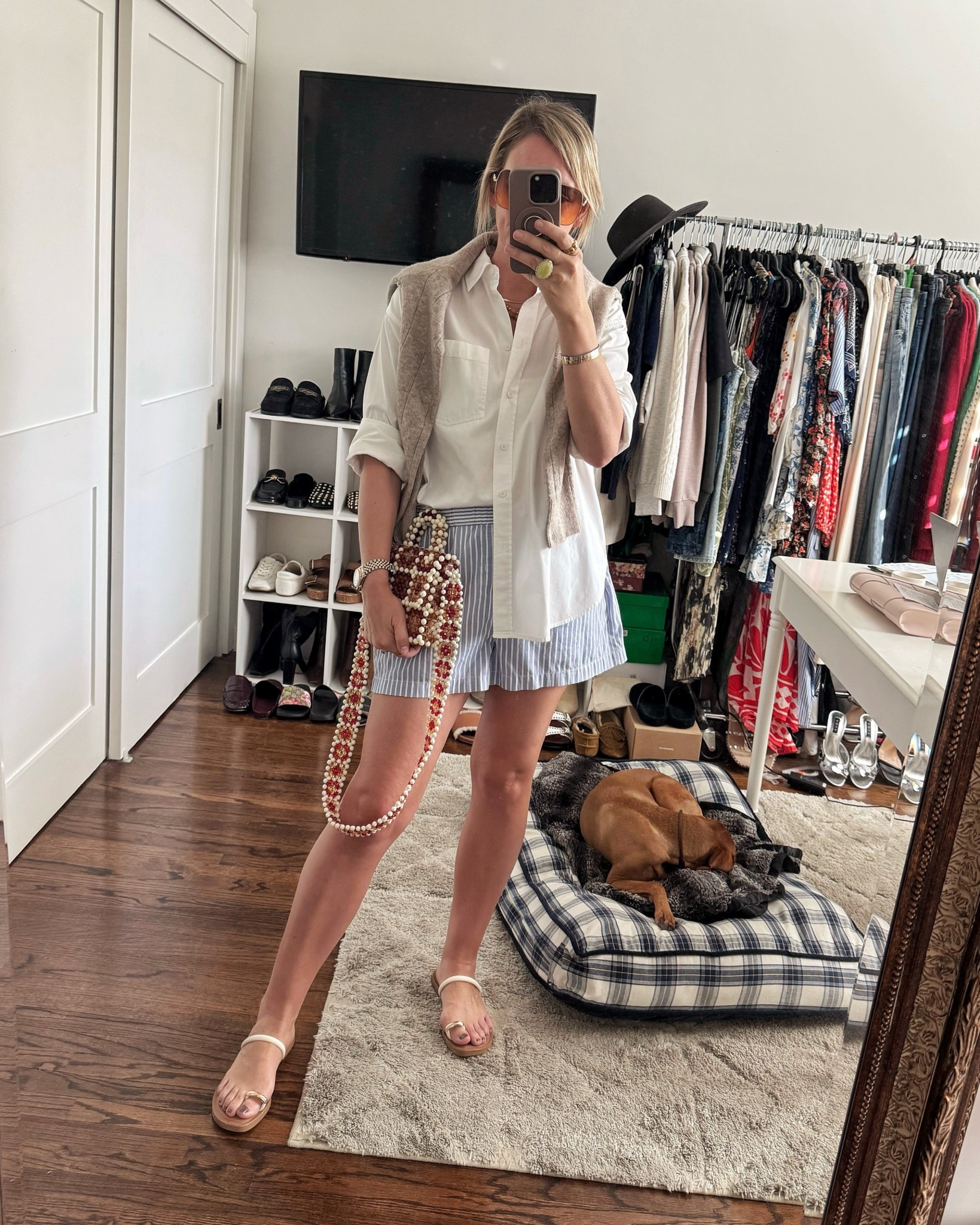 Fave oversized button down is currently 40% off. Size down - wearing a small  

#LTKSaleAlert #LTKootd