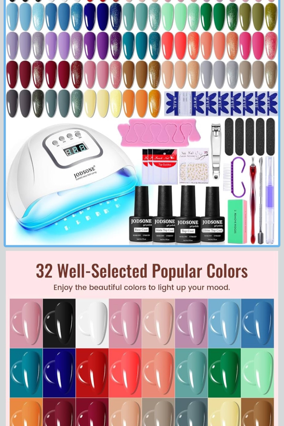 Nail colors and tool set!

#LTKbeauty #LTKsalealert #LTKfindsunder100