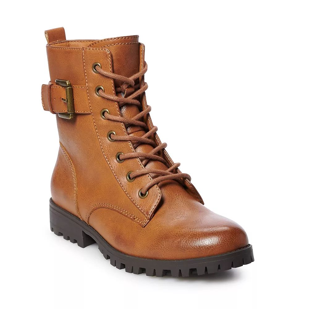 SO® Broccoli Women's Combat Boots | Kohl's