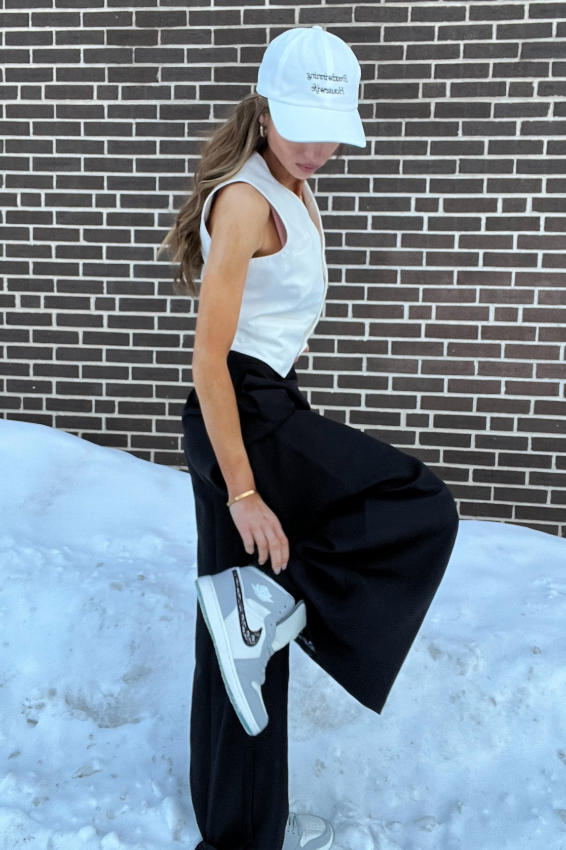 Street style | trousers | vest | baseball cap | Nike style 

#LTKshoecrush #LTKSeasonal #LTKunder100