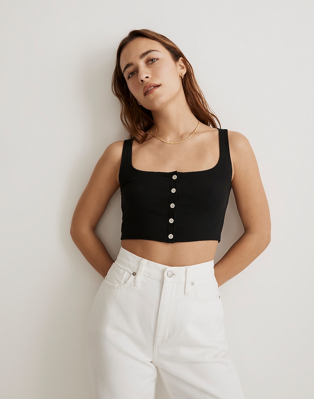 Ribbed Bralette Tank Top | Madewell