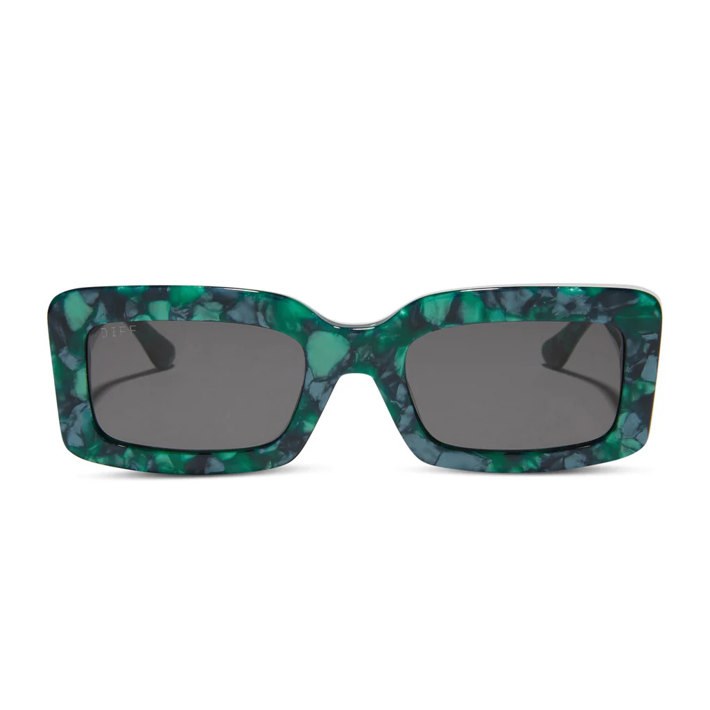 INDY - DARK IVY TORTOISE + GREY + POLARIZED SUNGLASSES | DIFF Eyewear