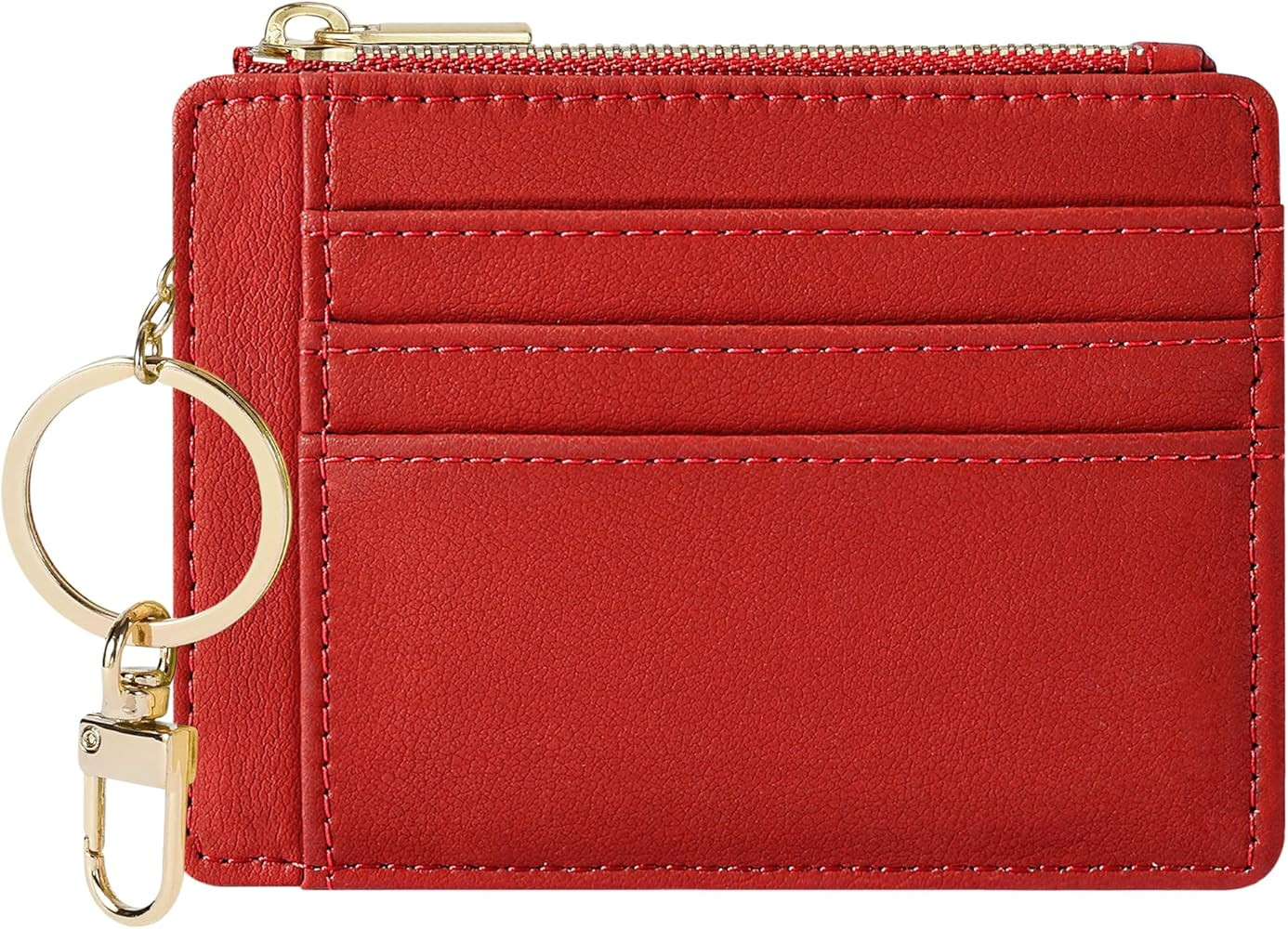 Sodsay Card Case Slim Front Pocket Wallet for Women Credit Card Holder with Keychain | Amazon (US)