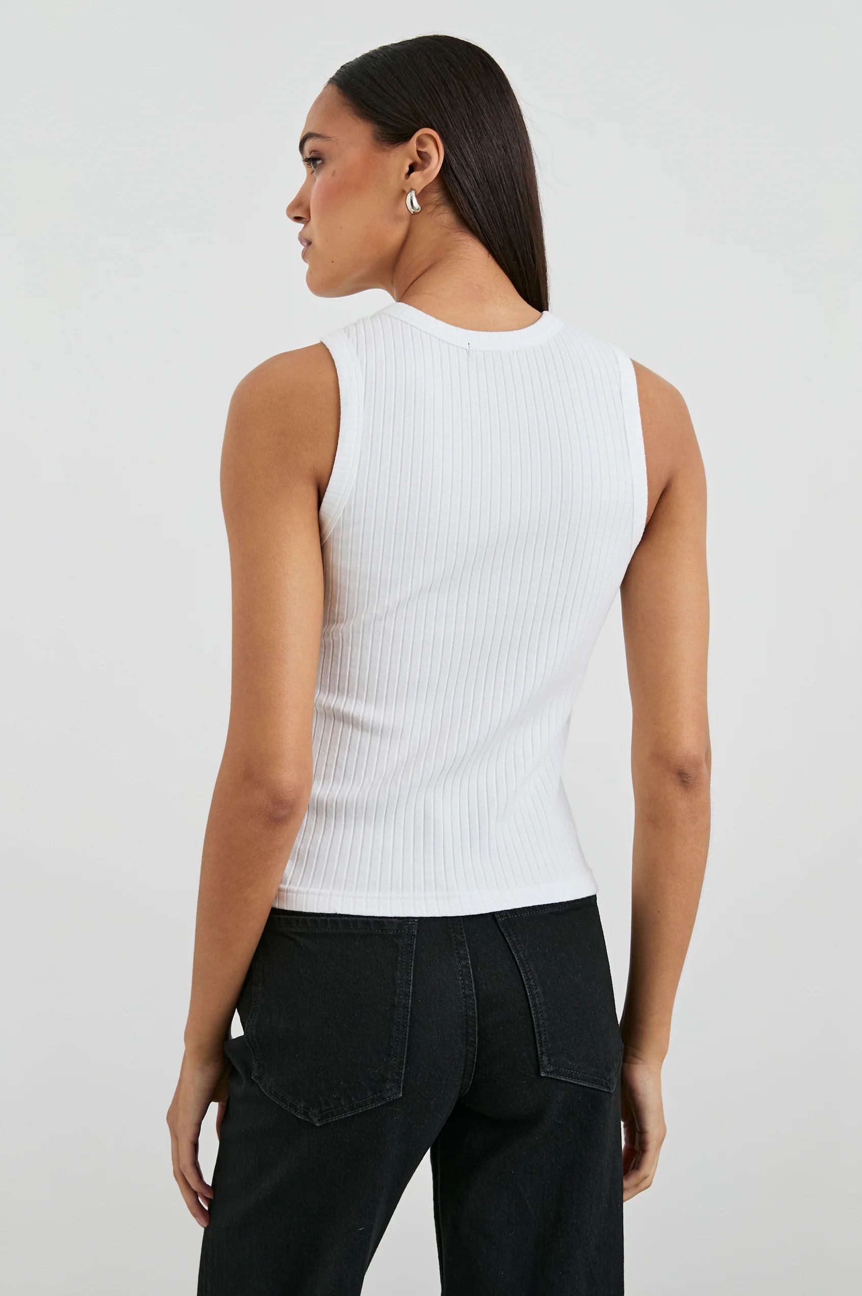 THE RACER TANK - WHITE | Rails