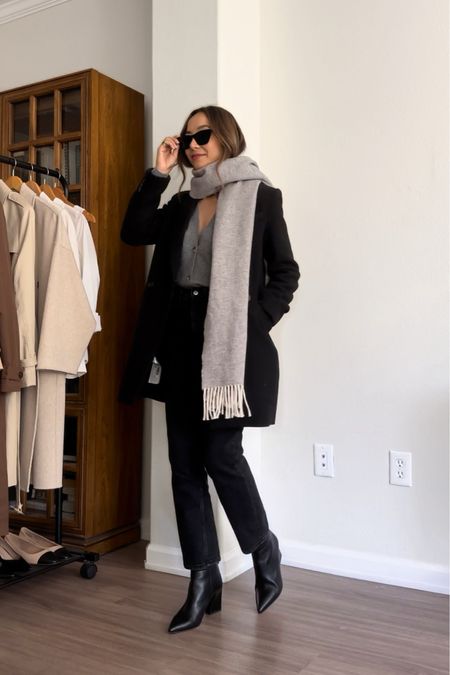 Fall outfit 

Mango black coat - linked this years release 
Target cardigan 
Madewell jeans 
Jcrew sunglasses - love these as a more affordable alternative to designer sunglasses 

#LTKSeasonal #LTKfindsunder100 #LTKstyletip