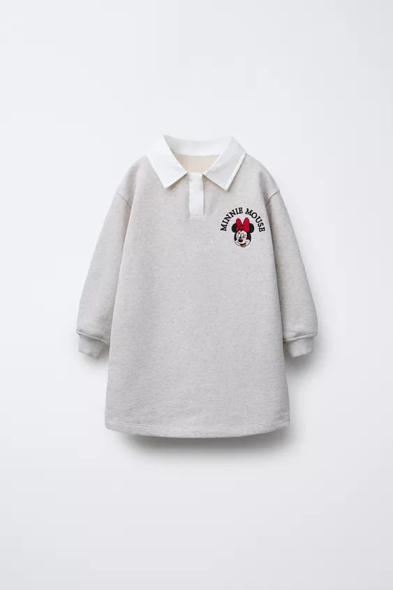 MINNIE MOUSE © DISNEY FLEECE POLO NECK DRESS | Zara US