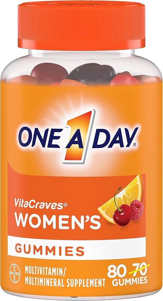 One A Day Women’s  Multivitamin Gummies, Supplement with Vitamin A, Vitamin C, Vitamin D, Vita... | Amazon (US)