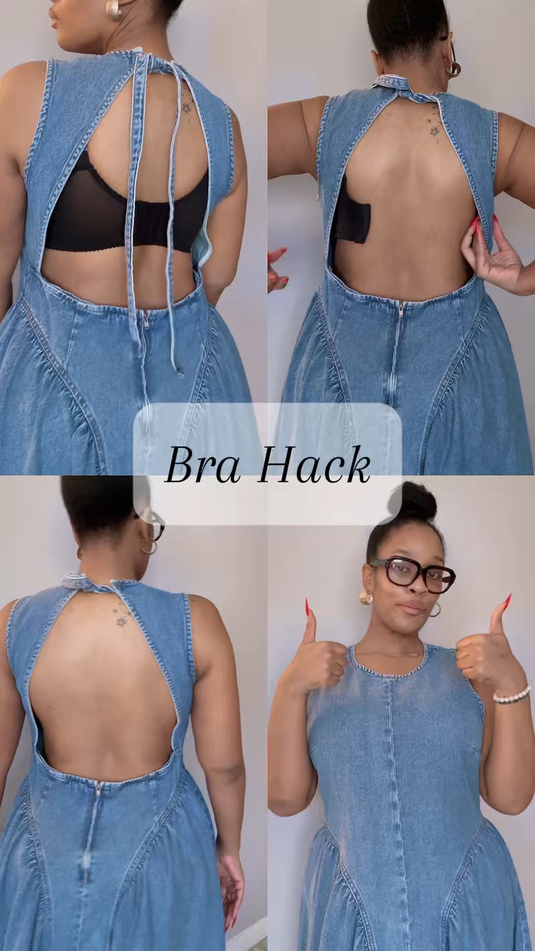 Backless summer doesn’t mean you can wear a bra. Link is my go to bra for this back and my favorite denim dress 

#LTKSaleAlert #LTKMidsize #LTKPlusSize