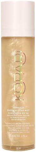 Kopari Sunglaze Sheer Setting Mist Sunscreen SPF 50, Weightless, Fast Drying, Ultra-Fine Setting ... | Amazon (US)