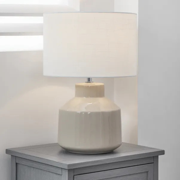 Nora Crackle Effect Table Lamp | Dunelm (migrated)