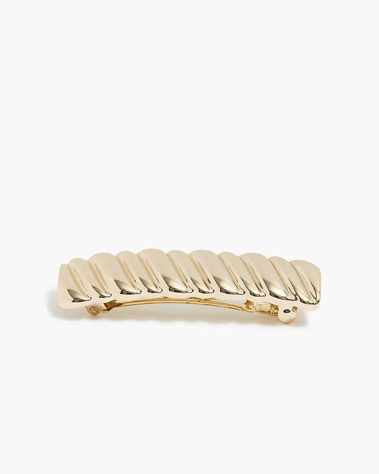 Metal twisted barrette | J.Crew Factory