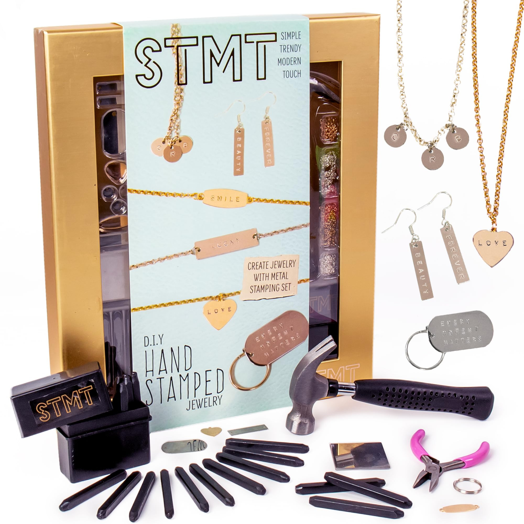 STMT D.I.Y. Hand Stamped , DIY Personalized Stamp Jewelry, Great Teenage Birthday Gift, Unique Ha... | Amazon (US)