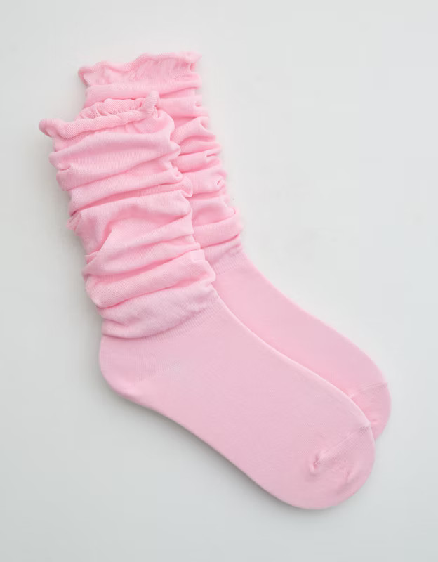 Aerie Mesh Slouch Socks | American Eagle Outfitters (US & CA)