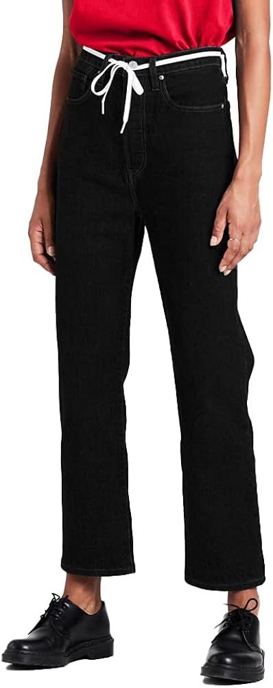 Levi's Women's Premium Ribcage Straight Ankle Jeans | Amazon (US)