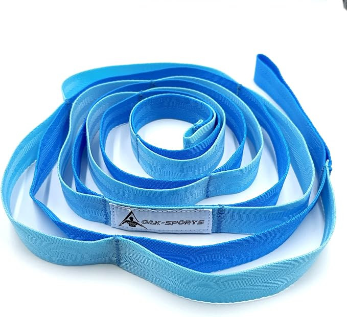 Stretching Strap Yoga Strap with Loops, Stretch Straps for Physical Therapy, Non-Elastic Exercise... | Amazon (US)