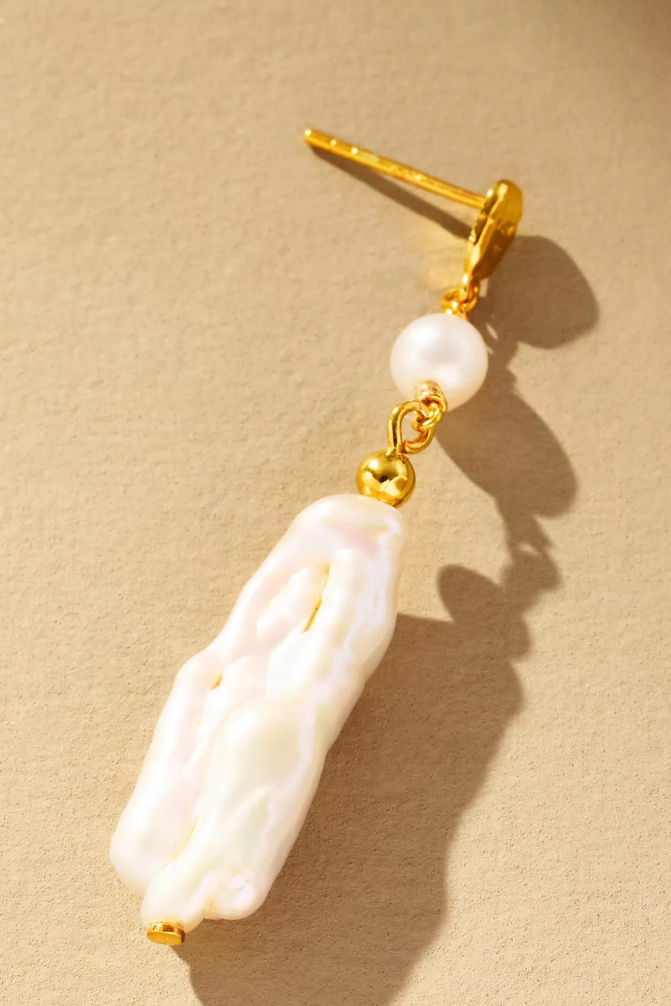 Jackie Mack Molten Pearl Drop Earrings | Anthropologie (US)
