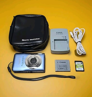 Canon PowerShot ELPH (SD1300IS) 12.1MP Digital Camera w/Battery, Charger & Card!  | eBay | eBay US