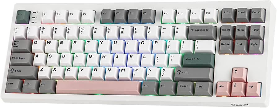 EPOMAKER TH87 Wireless Mechanical Keyboard with 10000mAh Battery, BT/2.4GHz/Wired, Hot Swappable ... | Amazon (US)