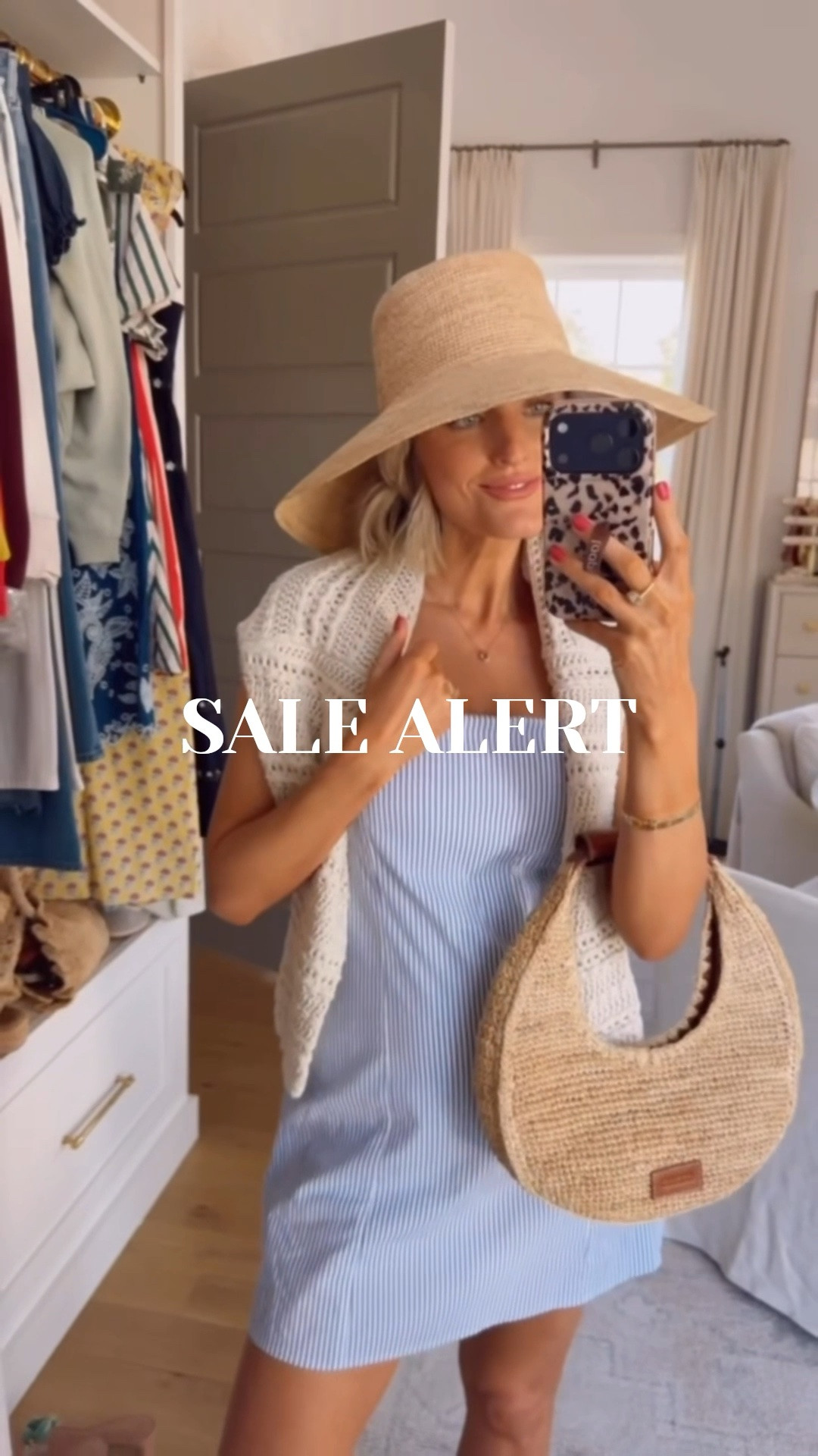 I mean how perfect is this skort dress?! A blue pinstripe mini is the ultimate base for your summer looks- dress it up or down, layer it, and so much more for endless looks! Built in shorts are also always a yes!
Currently on sale too! Wearing S


Loverly grey, striped mini dress, blue mini pinstripe, abercrombie sale finds, beach outfit ideas, what to wear on vacation, resort wear, staud moon raffia bag, coastal chic style, affordable women's fashion

#LTKSaleAlert #LTKTravel #LTKSeasonal