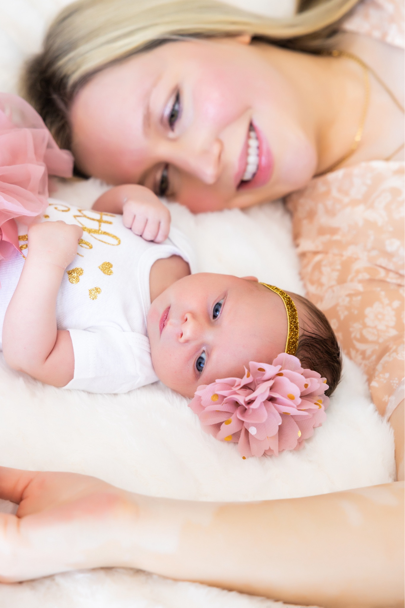 This Little Sister newborn outfit was absolutely beautiful for Arabella’s newborn photoshoot! I also love this maxi dress which worked well for early postpartum days and beyond. The dress is breastfeeding friendly, too.

I also linked more  baby favorites!

newborn baby girl outfit, little sister baby outfits with headband, newborn photos, newborn girl photo, mom and daughter 

#LTKFamily #LTKFindsUnder50 #LTKBaby
