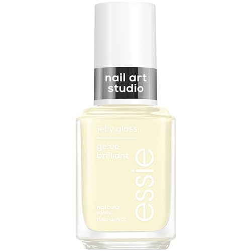 essie Nail Art Studio Jelly Gloss Polish, Vegan, Sheer Yellow Nail Polish, Buttercup Jelly, 0.46 Fl Oz | Amazon (US)