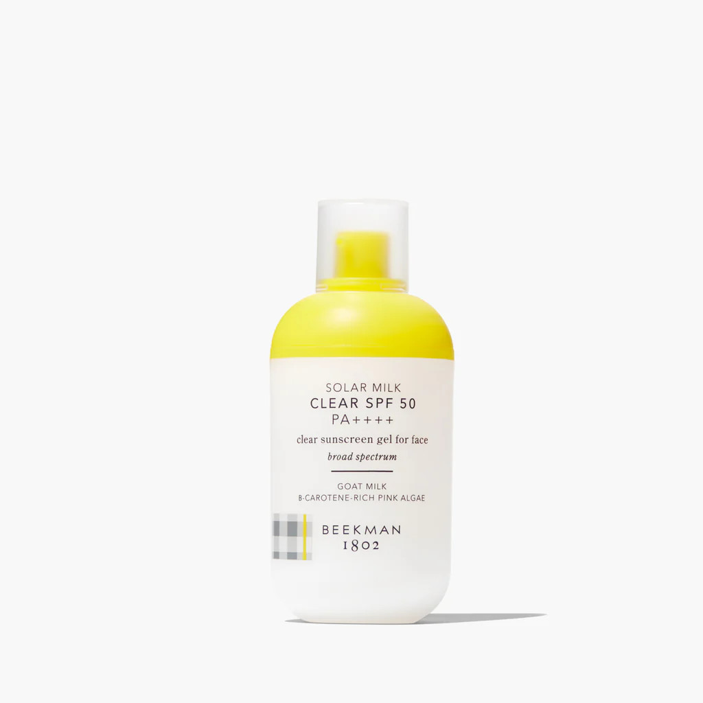 Solar Milk Clear SPF 50 Sunscreen Gel for Face | Beekman 1802