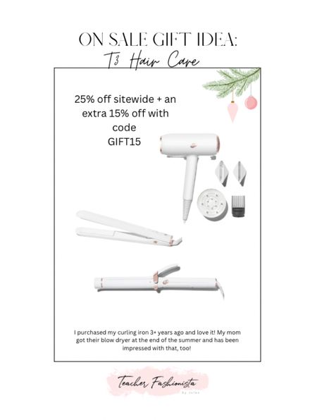T3 curling iron, flat iron, blow dryers and more are on a major sale through the weekend!



#LTKCyberWeek #LTKGiftGuide #LTKsalealert
