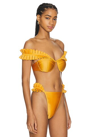 Mulan Underwire Top in Sunset Gold | Revolve Clothing (Global)