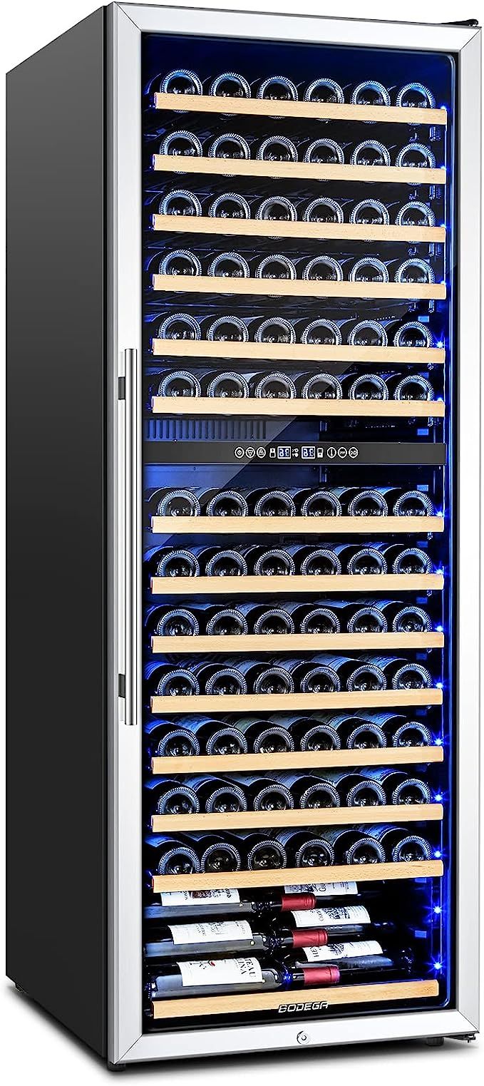 BODEGA 24 Inch Wine Cooler, 176 Bottles Wine Refrigerator with High-Capacity, Built-in & Freestan... | Amazon (US)
