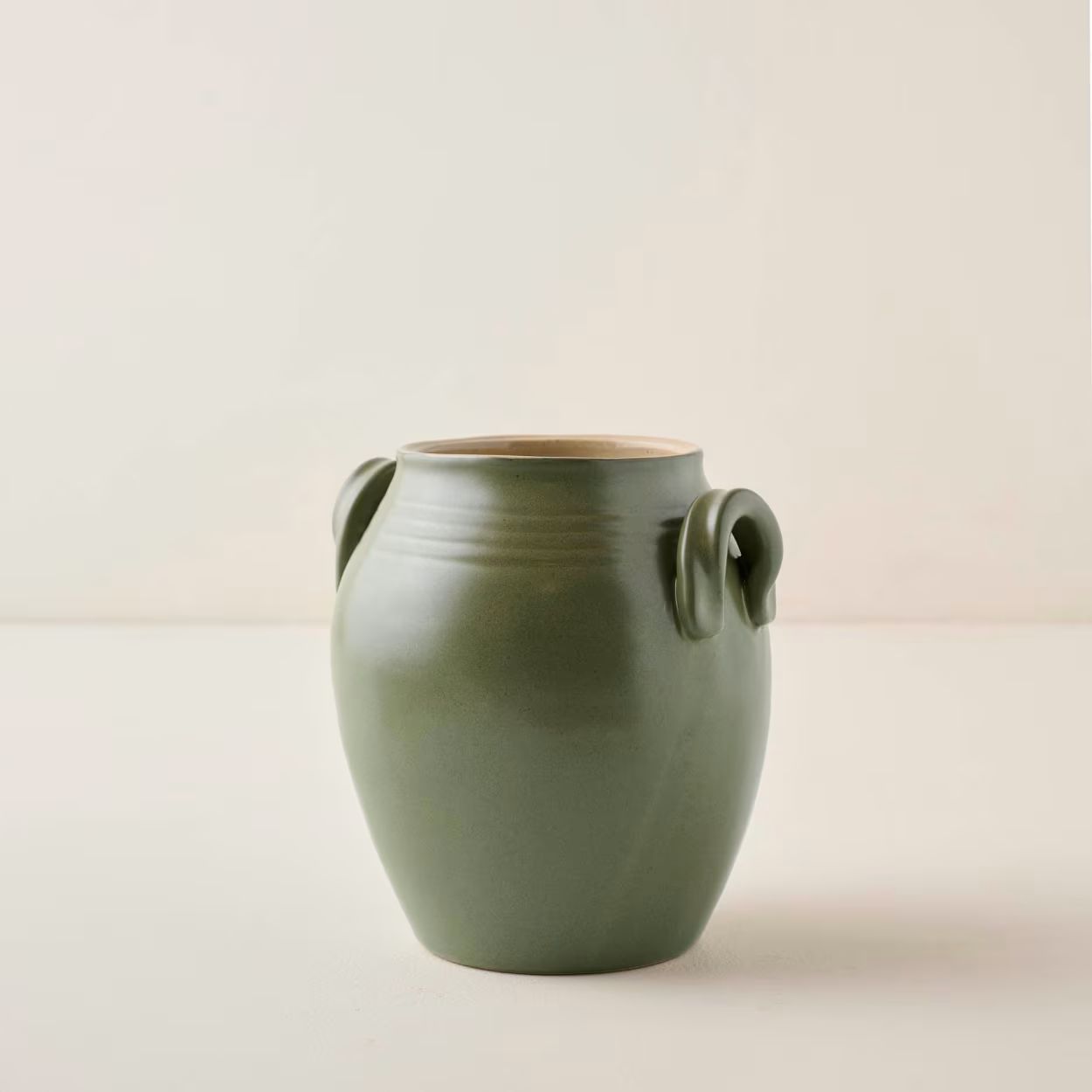 Vintage-Inspired Sage Green Utensil Crock | Magnolia