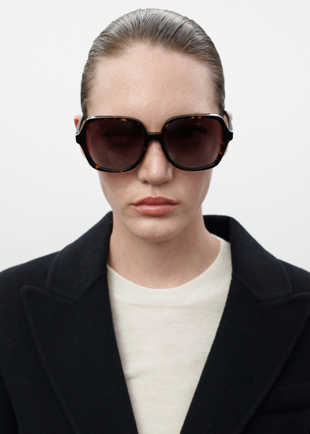 Tortoiseshell square sunglasses | MANGO (US)