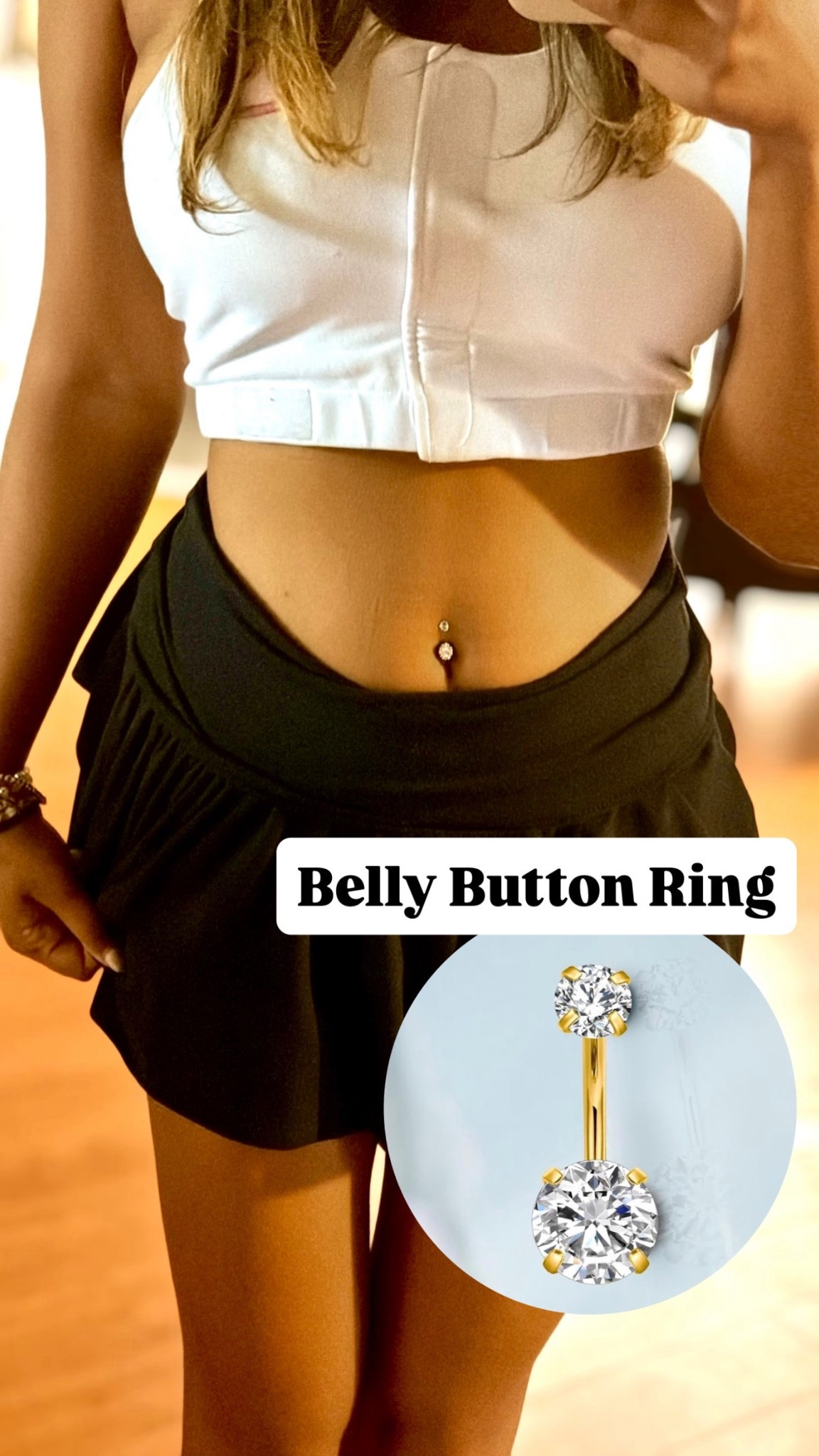 Minimal effort, maximum glow — this dainty belly ring adds the perfect sparkle ✨ Comfortable 14G stainless steel design that’s lightweight, durable, and made for everyday wear 💫

#amazon #sale #jewelry #fashion #style

#LTKSaleAlert #LTKU #LTKBeauty