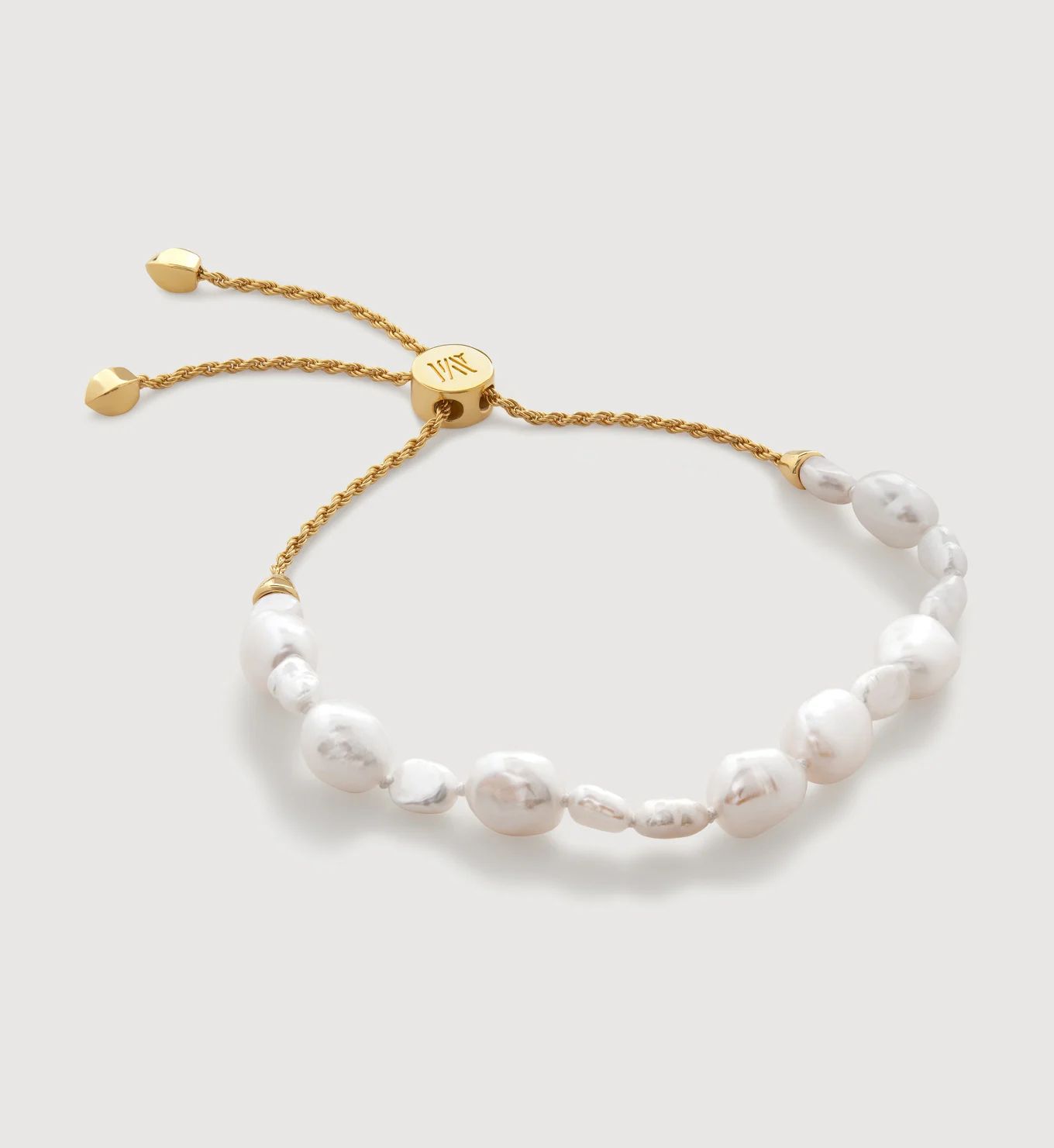 Nura Irregular Pearl Friendship Bracelet | Monica Vinader (US)