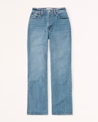 Curve Love High Rise 90s Relaxed Jean | Abercrombie & Fitch (US)