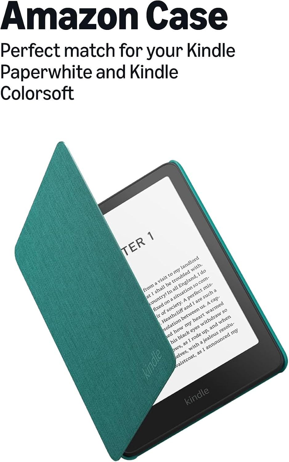 Amazon Kindle Paperwhite and Kindle Colorsoft Case, Lightweight and Water-Safe, Foldable Protective Cover - Fabric | Amazon (US)