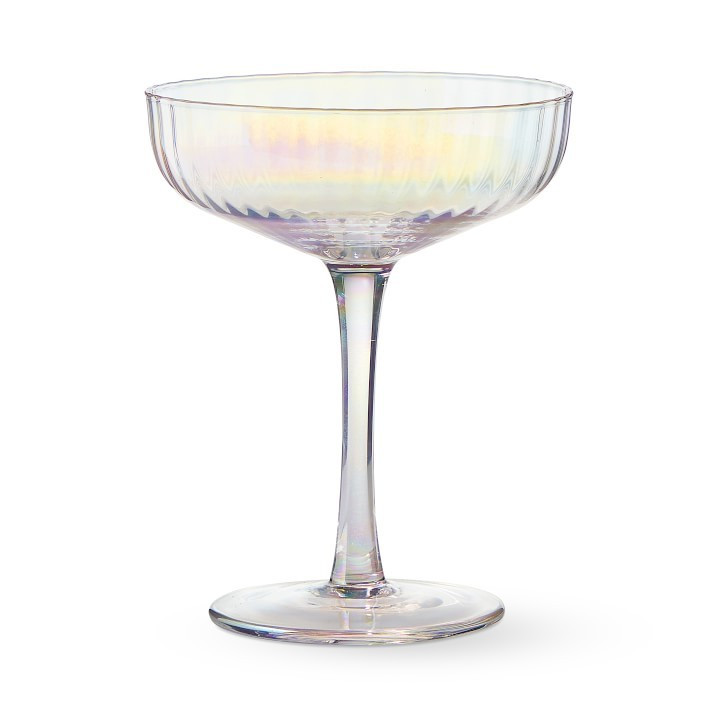 Iridescent Coupe Glasses, Set of 4 | Williams-Sonoma