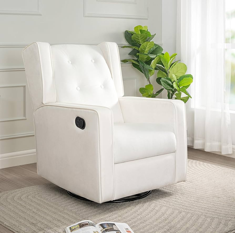 Bond with Your Baby, Relax in Style with Odelia 360° Swivel Glider Rocker Recliner, Nursery Brea... | Amazon (US)
