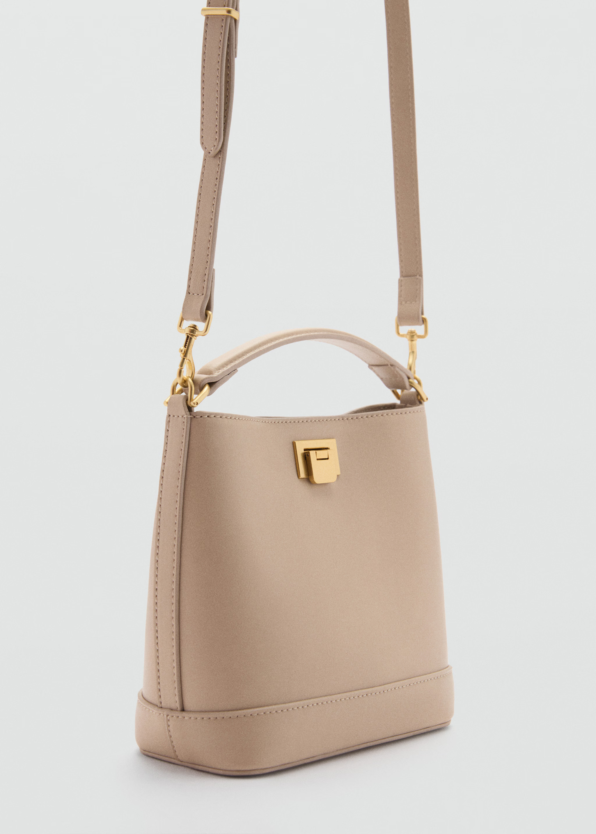 Mini-shopper with rear padlock | MANGO (US)