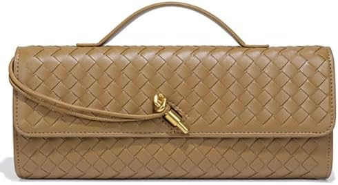 Trendy Woven Evening Clutch Purses Women Underarm Shoulder Handbag Cute Satchels Crossbody Purse ... | Amazon (US)