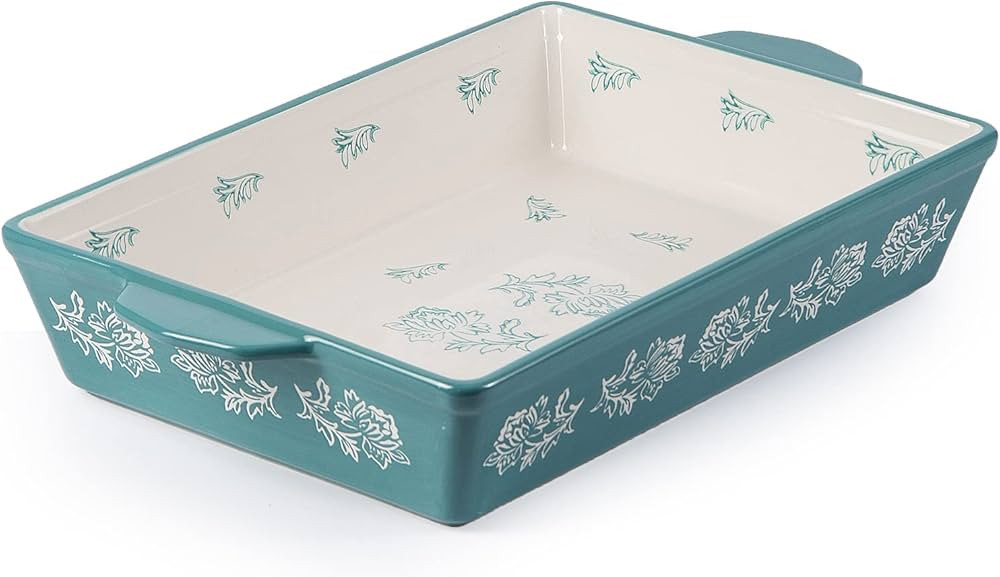 Wisenvoy Casserole Dish Baking Dish Ceramic Lasagna Pan Bakeware Sets Baking Dishes 13x9 Baking D... | Amazon (US)