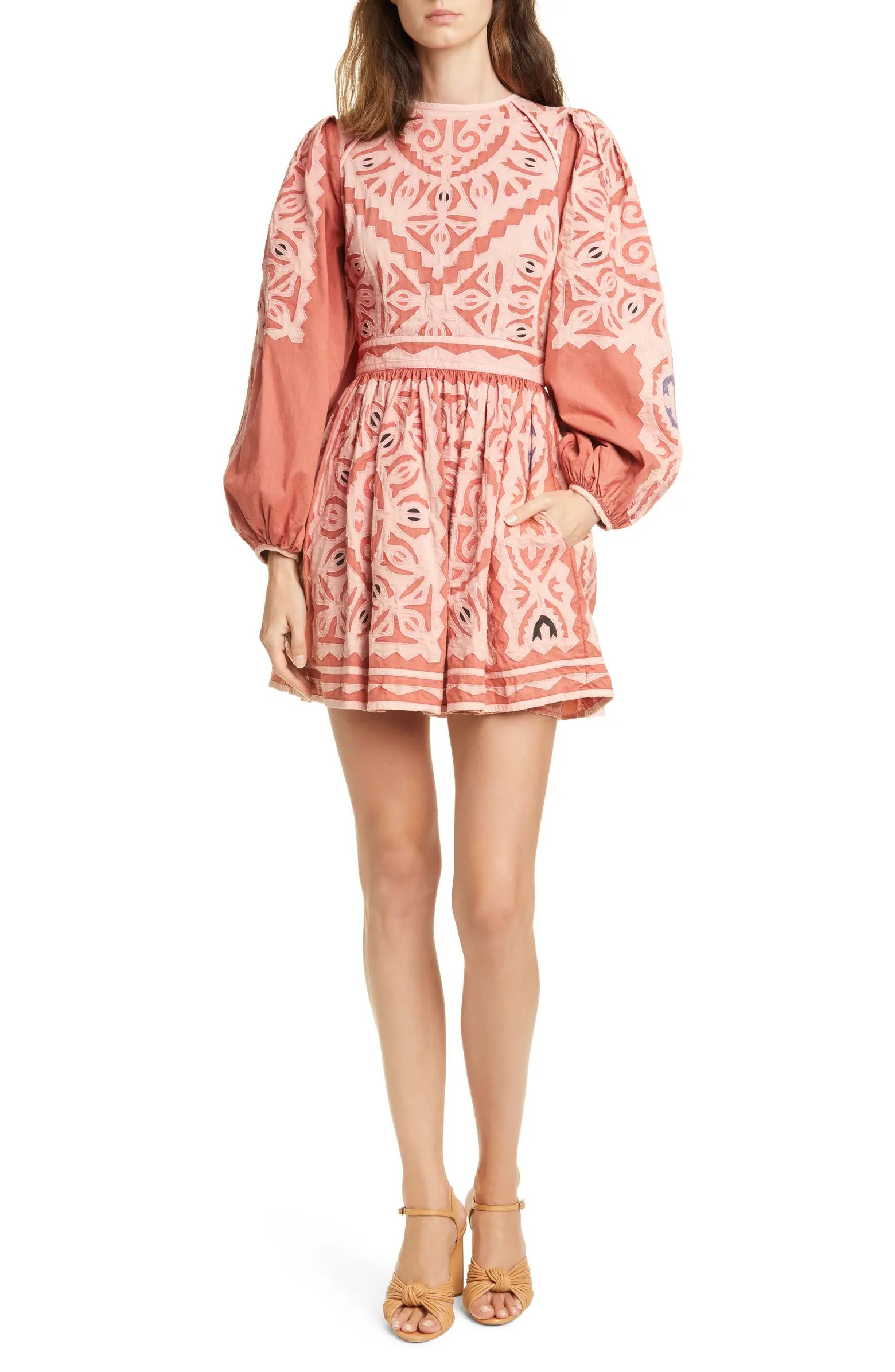 Omaira Long Sleeve Minidress | Nordstrom